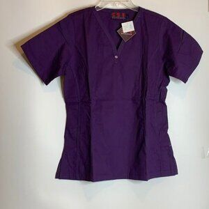 NWT Beverly Hills Uniforms Scrubs Top Medium M